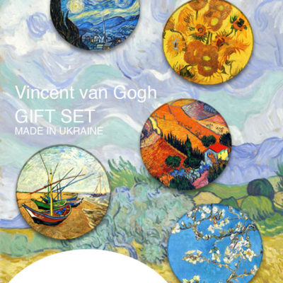 Van Gogh - броши и пуговицы с картинами художника. Авторские украшения.